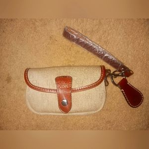 Dooney & Burke Leather Pocket Tote-Wristlet